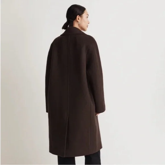 Madewell The Gianna Coat in Insuluxe Fabric Cold Brew - Picture 4 of 13